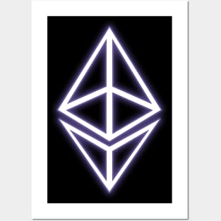 Purple Shine of Ethereum Posters and Art